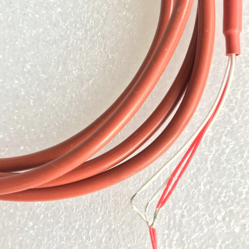 Sensor de temperatura PT1000, termistor recubierto de Gel de silicona, sonda de 1,5 metros, 45Mm X 5Mm -50-180 grados centígrados, 4X2 cables, Rtds