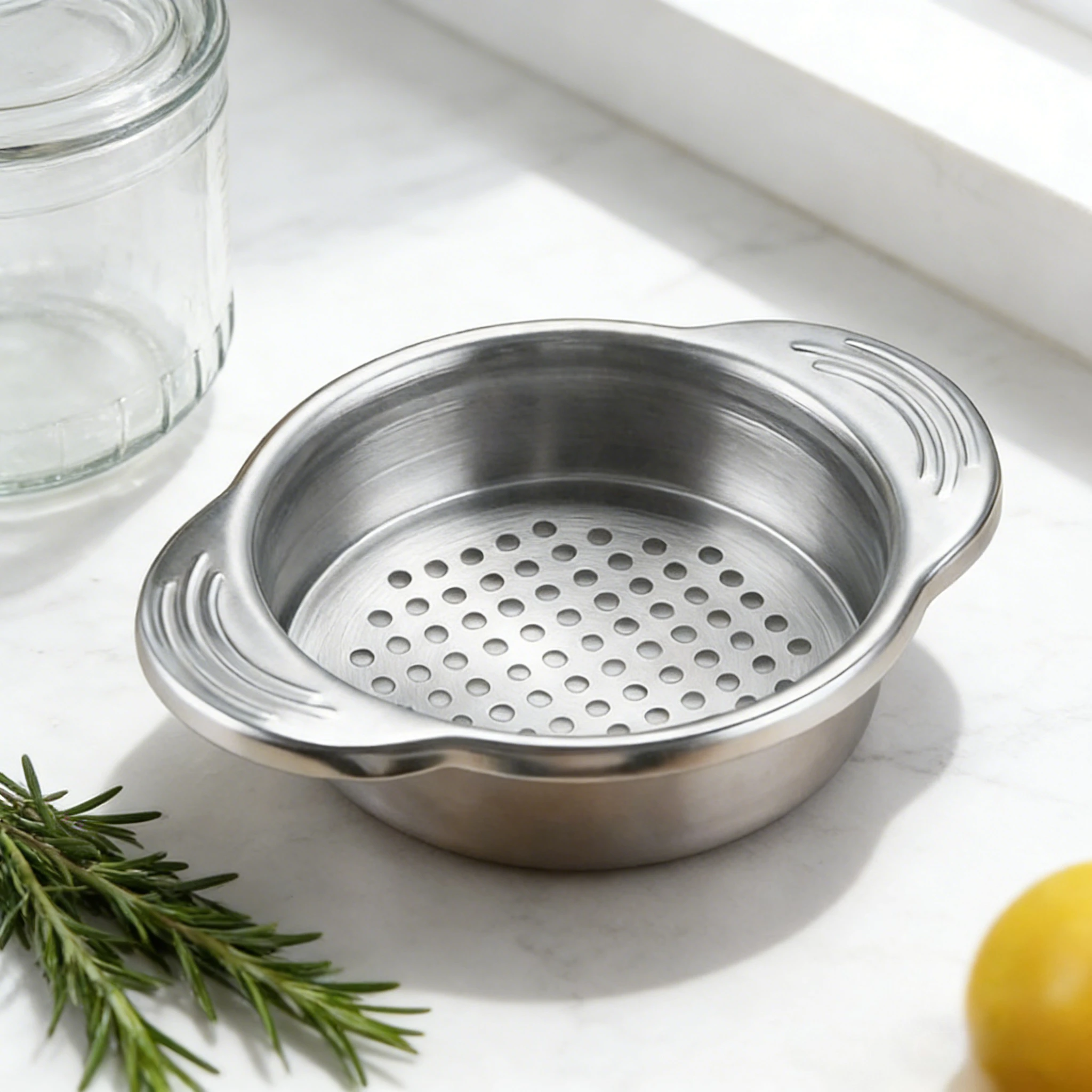 Colador Universal de Acero Inoxidable para Escurrir Frijoles, Verduras, Frutas, Atún en Lata, Utensilio de Cocina para Uso en el Hogar y Camping