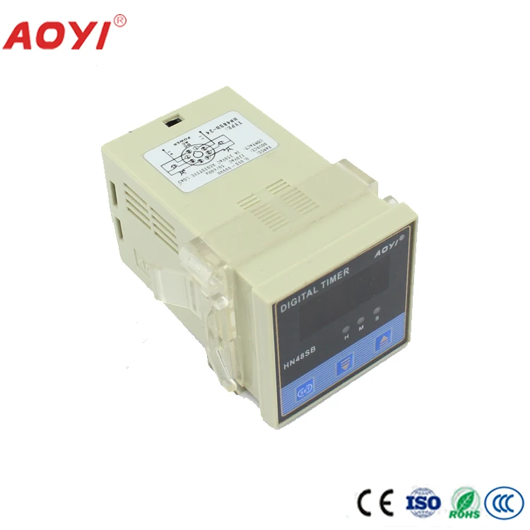 5PCS AOYI Inverse Timing Timer Relay 48 1/16DIN Time Relay