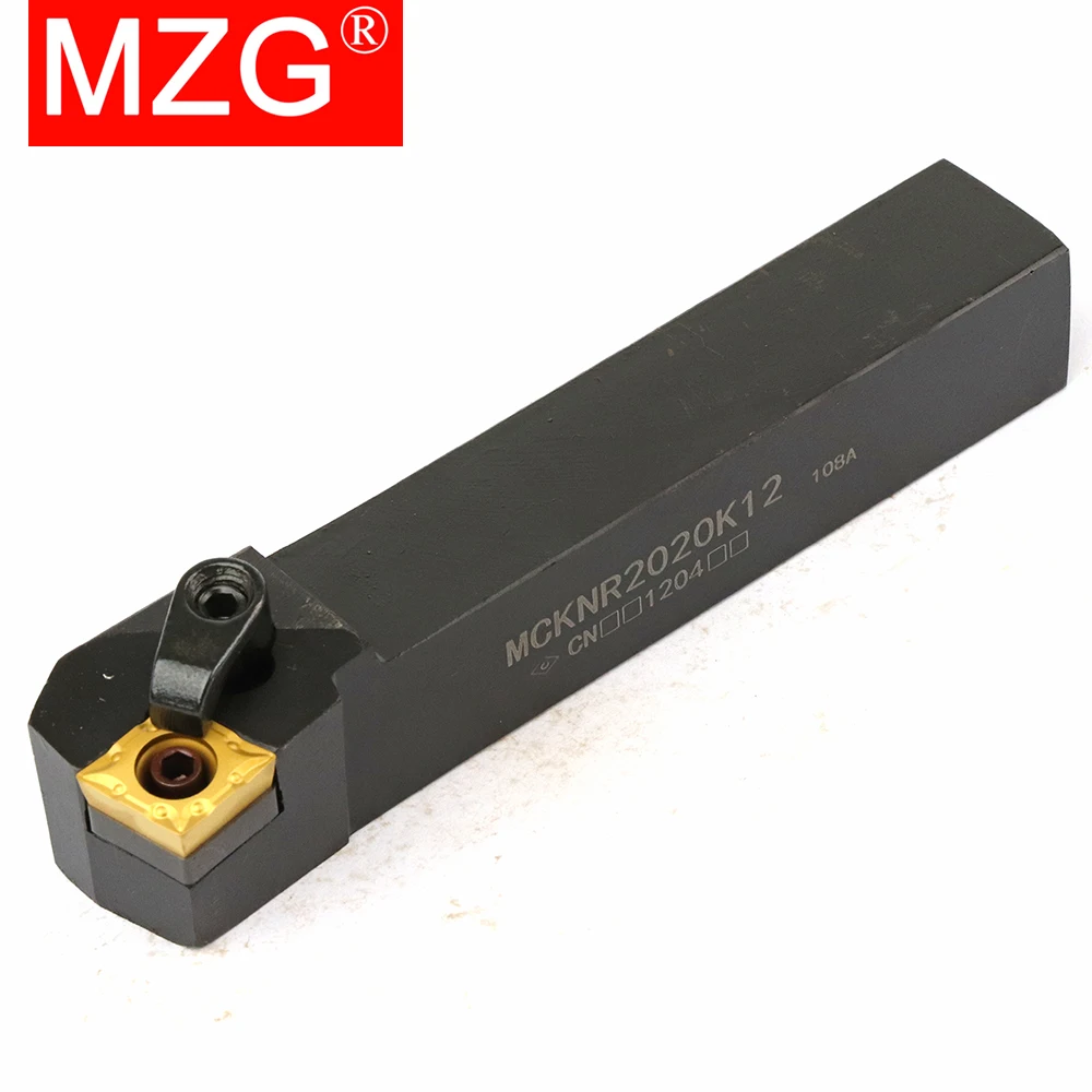 MZG MCKNR1616H12 MCKNR2020K12 MCKNR2525M12 MCKNR External Turning Tool Holder CNC Cutter For CNMG Blades CNC Lathe Cutter