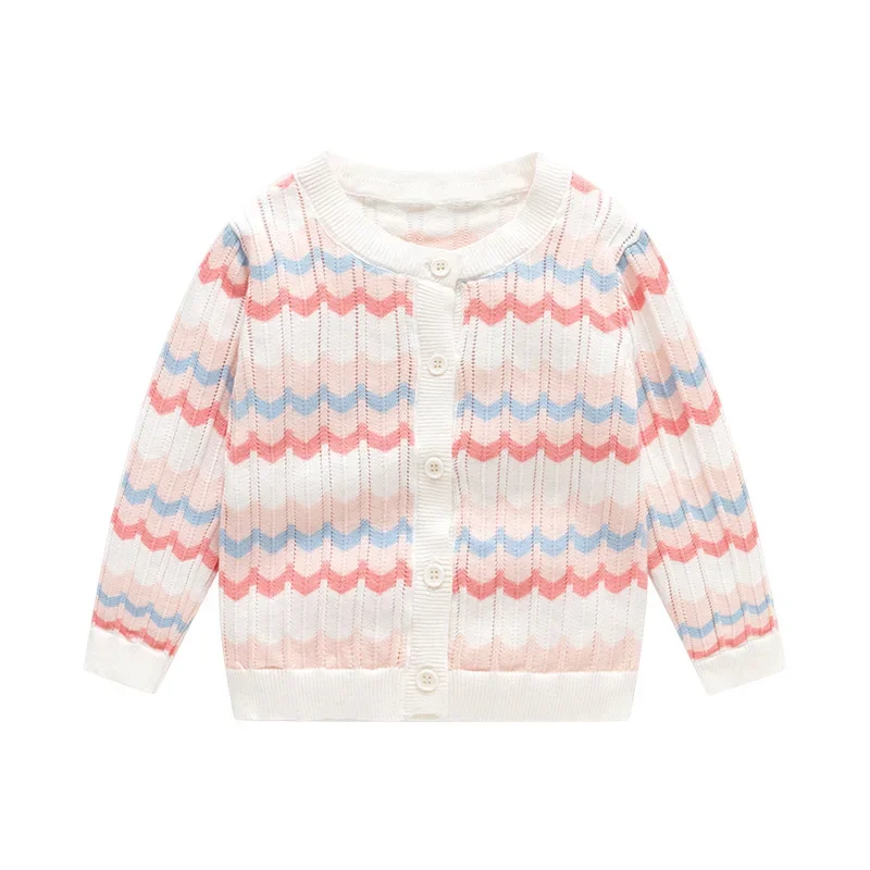 2024 Baby\'s Coat Cardigan Pure Cotton Outer Wear Outfit Knitted Sweater Stylish Newborn Coat Jacket Mathing Spring and Autumn