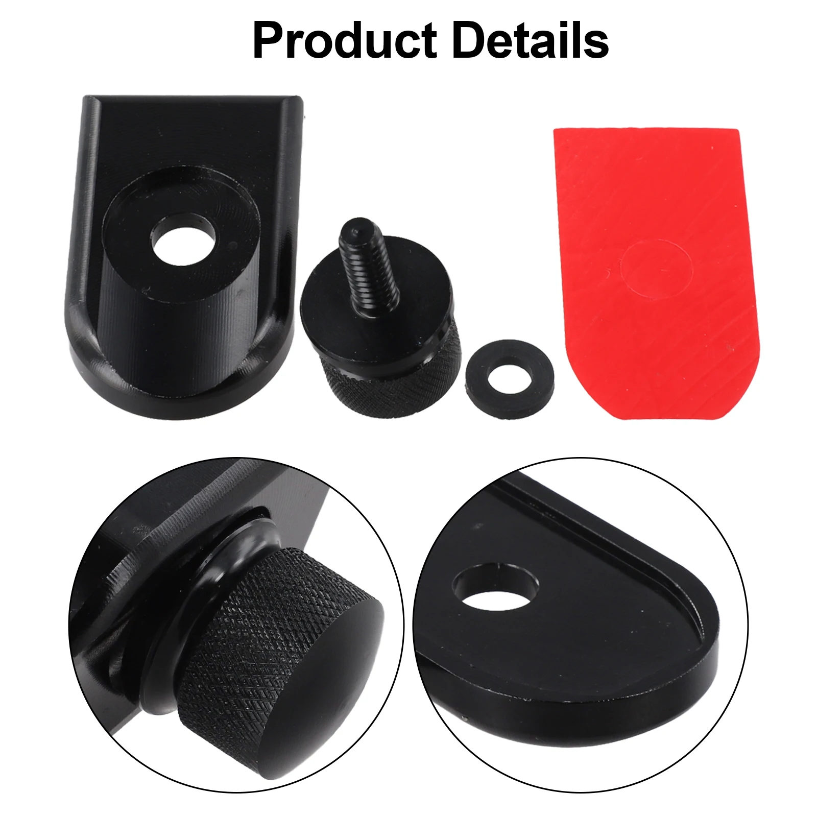 XL883 Compatible Aluminum Alloy Seat Bolt Screw with Knob Cap for Motorcycle Rear Seat Fastening and Maintenance for access