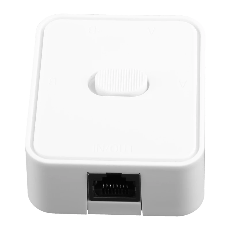 Bộ chuyển mạch mạng thủ công AB Bộ chuyển mạch Ethernet mạng 2 trong 1 ra/1 trong 2 ra RJ45