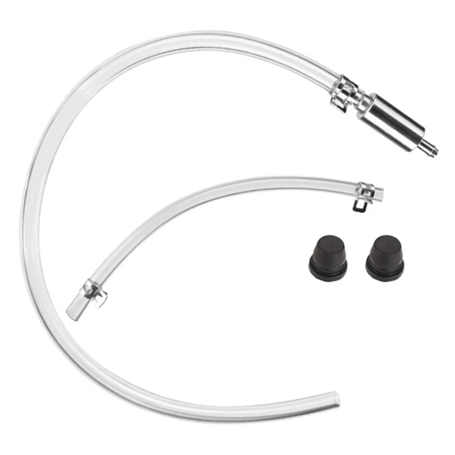 Motorcycle Fuel Petcock Hose w/ One Way Check Valve Durable Rubber Leak-Proof Easy Install for ATV Dirt Bike Fuel Shut Off