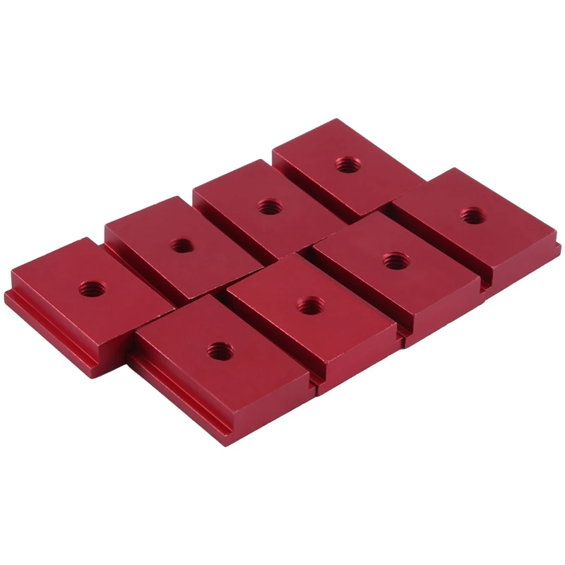 8 штук Т-образный Трековый слайдер 30/45 Трековый зажим винтовой канавка крепежный инструмент для деревообработки