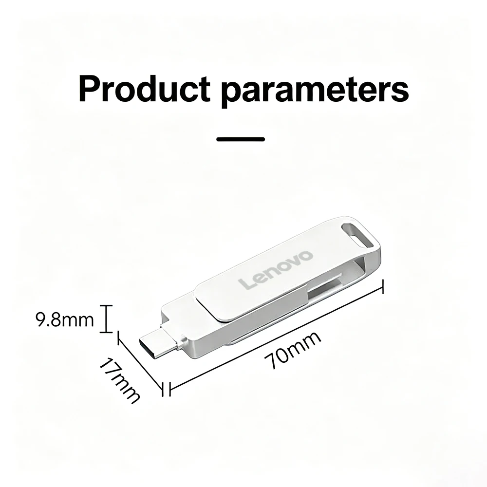 High Speed Pendrive USB Flash Drive Metal U Disk 128GB 256GBType-C Memory Stick 512GB Waterproof Storage PC Phone Data Transfer - view 6