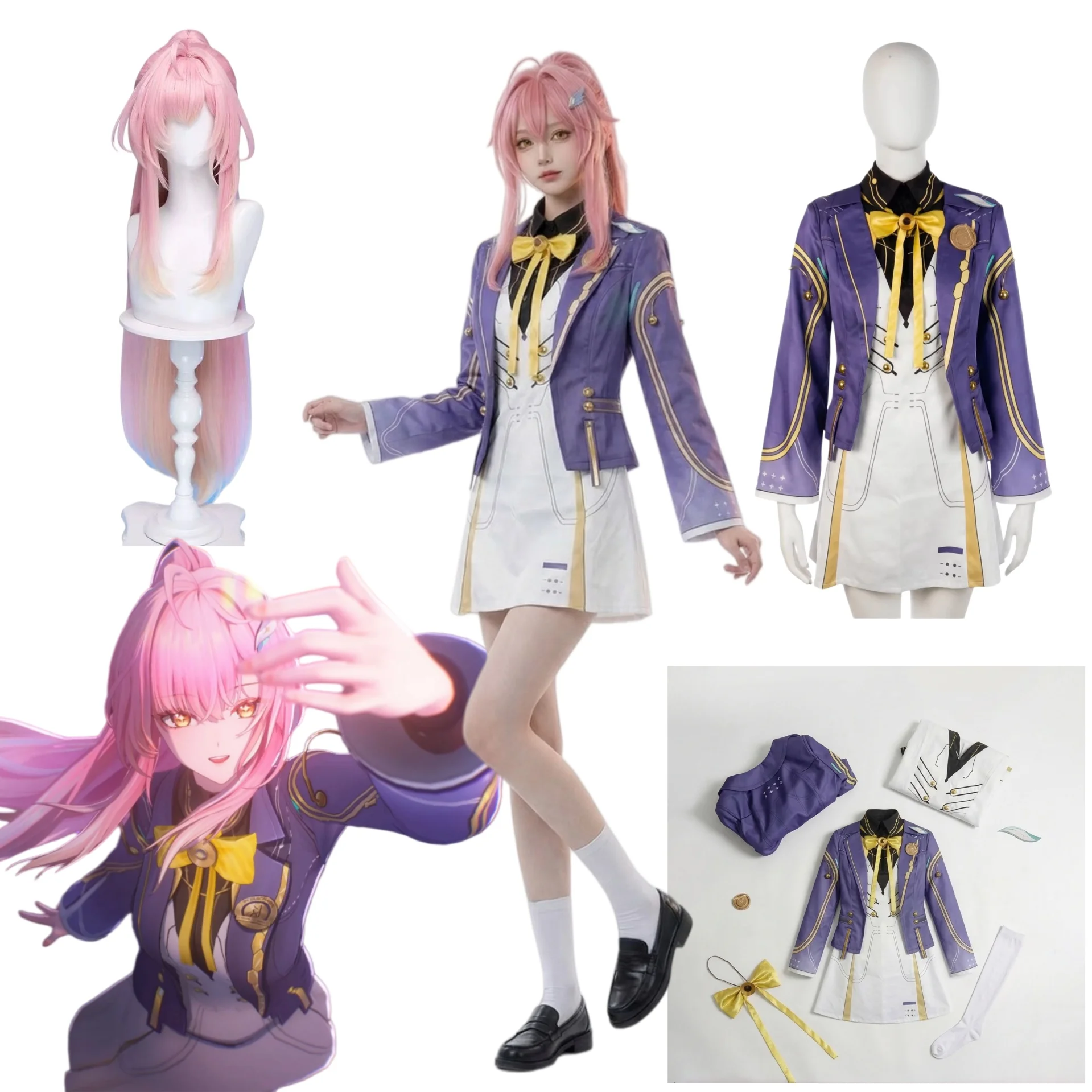 Costume de cosplay uniforme sc - Party Games School avis et prix