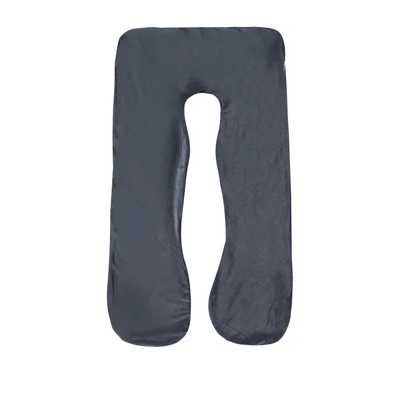 140/150CM Pregnant Maternity U-shaped Body Pillow Case Velvet Replacement Washable Cover Sleeping Support for Leg Pillow Cover
