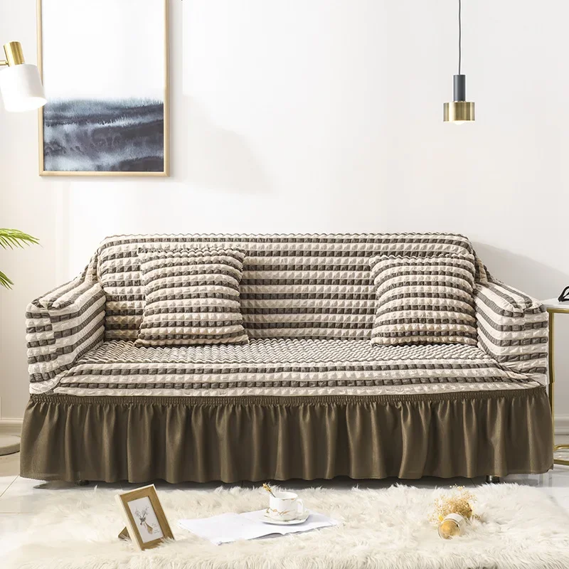 1/2/3/4 Seater Summer European American Elastic Sofa Cover 2021new Universal Non-slip Summer Sofa Cover L Shape Couch Slipcover