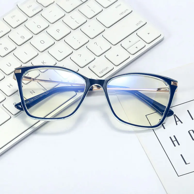 Women Glasses Frame Optical UV400 Prescription Eyewear New Arrival Anit-Blue Ray Woman Female Spectacles Anti-Scratch Coating