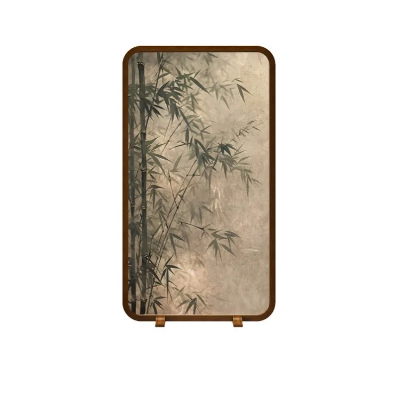 Chinese door screen living room door block bamboo home hall