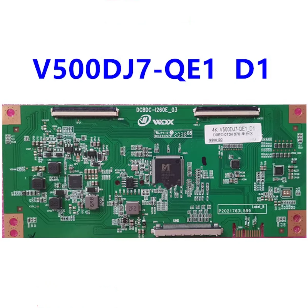 New V500DJ7-QE1 D1 4K 2K Logic TCon Board Plate Card for Lcd Led Tv Screen Panel Display Repair 50 Inches