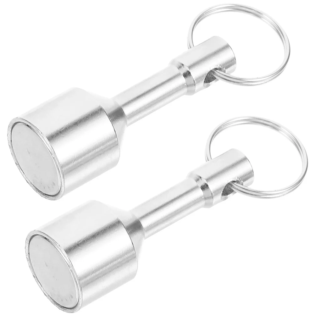 

2Pcs Magnetic Pendant Gold and Silver Tester for Jewelry Authenticity Check Portable Compact Lightweight Metal Detection