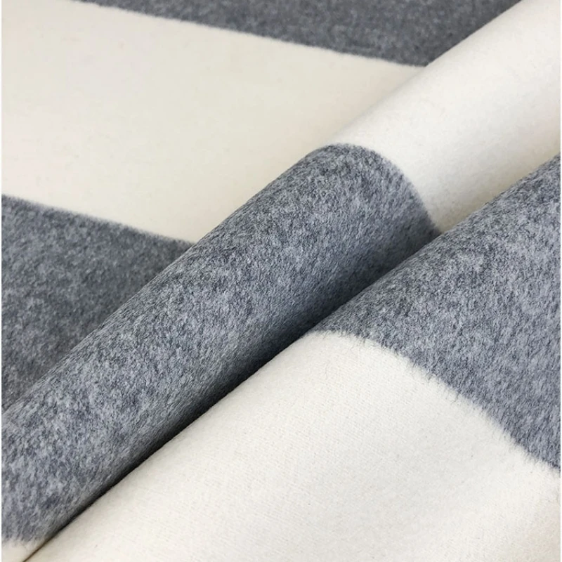 

100% Wool Double-sided Fabric Brand Fashion Design Haute Couture Autumn Winter Coat Cloth by the Meter for Sewing Diy Material