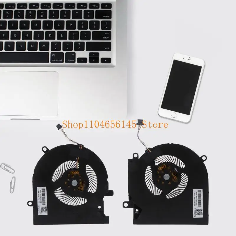 652F Notebook Heatsink OEM for HPOMEN 15-EK TPN-Q236 Q238 M04215-001 CPU GPU Cooling Fan 5V 4-pin Laptop Cooler Radiator