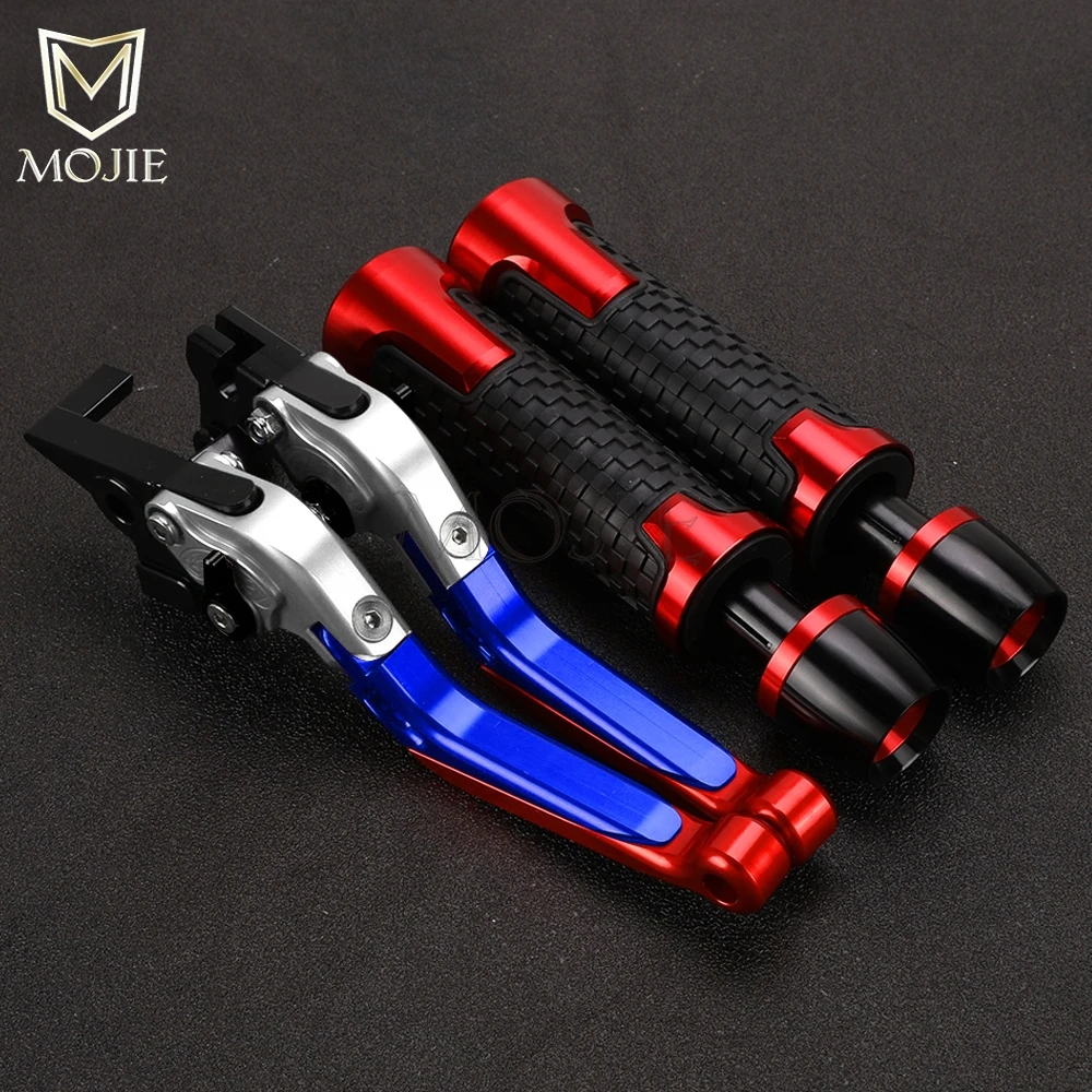 For Moto Guzzi STELVIO Stelvio 1200 4V/8V NTX 2008 2009 2010 2011 2012 2013 2014 2015 Clutch Brake Levers Sets Handle Grips Ends