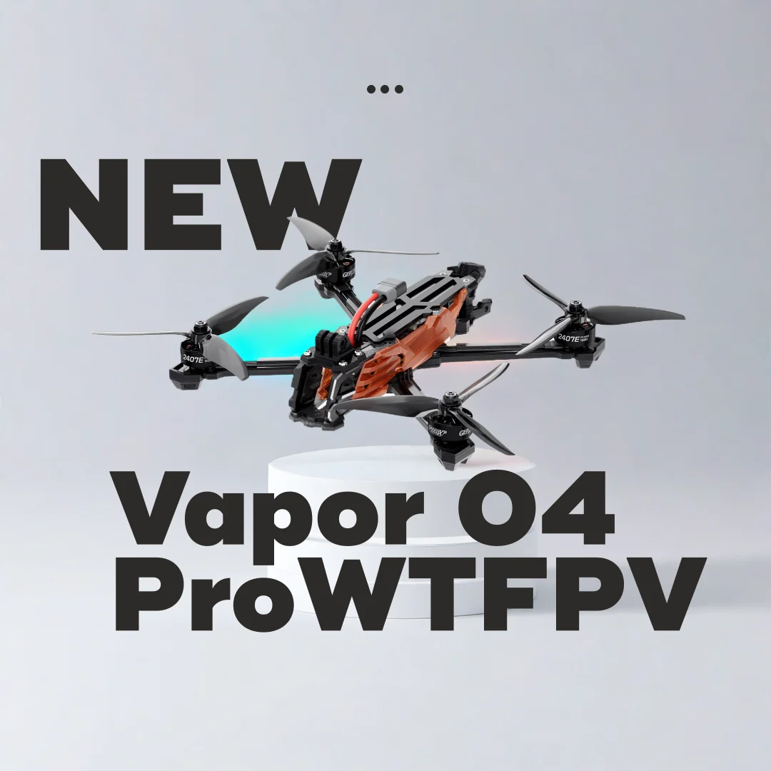 GEPRC Vapor-X6/D6 X5/D5 O4 Pro WTFPV Дрон X/D-образный 6/5-дюймовый цифровой гоночный дрон FPV игрушка 1960KV/1750KV Мотор RC Квадрокоптер