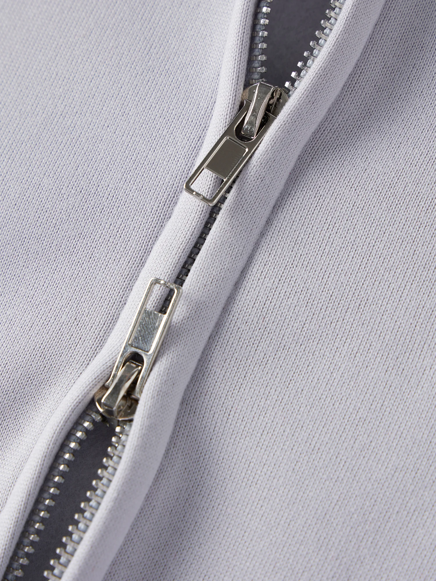 스타일리시한 여성용 2피스 세트, 트렌디한 솔리드 컬러 지퍼 후드티와 편안한 루즈핏 스웨트팬츠로 패셔너블한 룩 연출