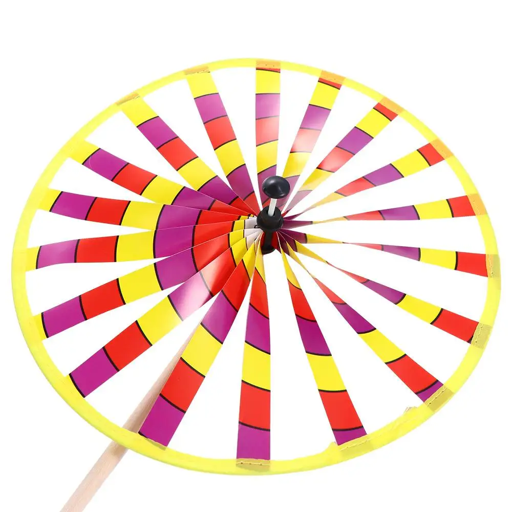 Fun Interest Outdoors Toy For Kids Children Gifts Rotating Toys Single Layer Windmill Wind Spinner Windmill Toys