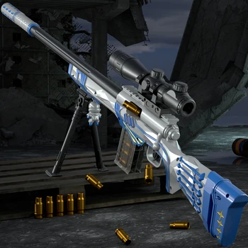 Jongens Speelgoed Geschikt Voor Outdoor Ouder-Kind Interactionhand Beweging Veilige Shell Gooien Zachte Kogel Speelgoed Pistool