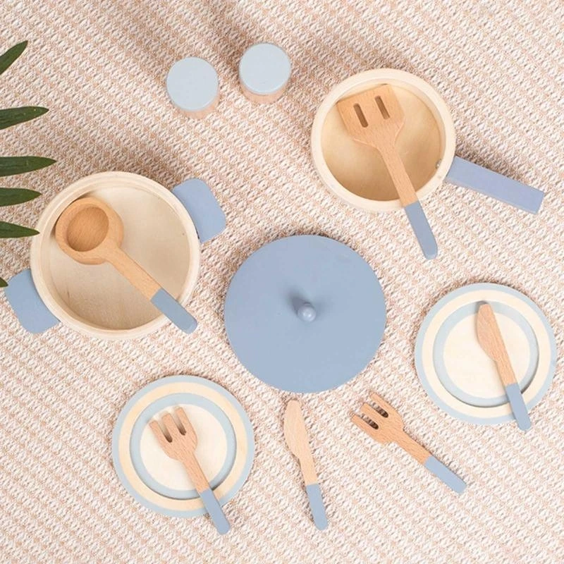 ままごと料理ごっこ遊び用リアルなキッチン食器 Gi 15UB