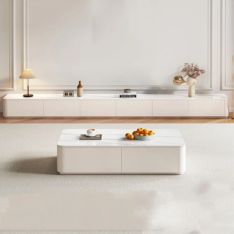 Designer Archivadores Home Furniture Storage Organizer Tv Table Living Room Mobile Display Modern Luxury White Wood Tv Stands