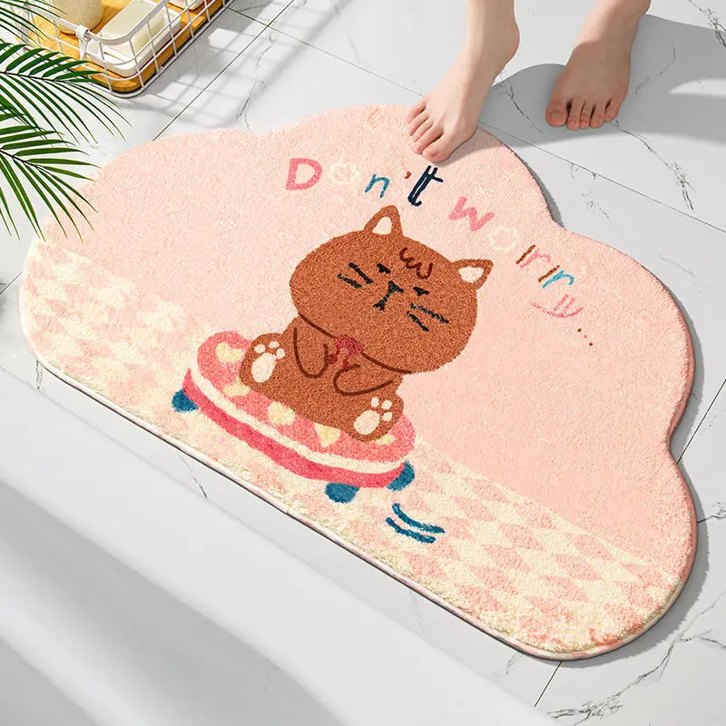 Floor Mat Thickened Blanket Entrance Anti-skid Carpet Toilet Bathroom Door