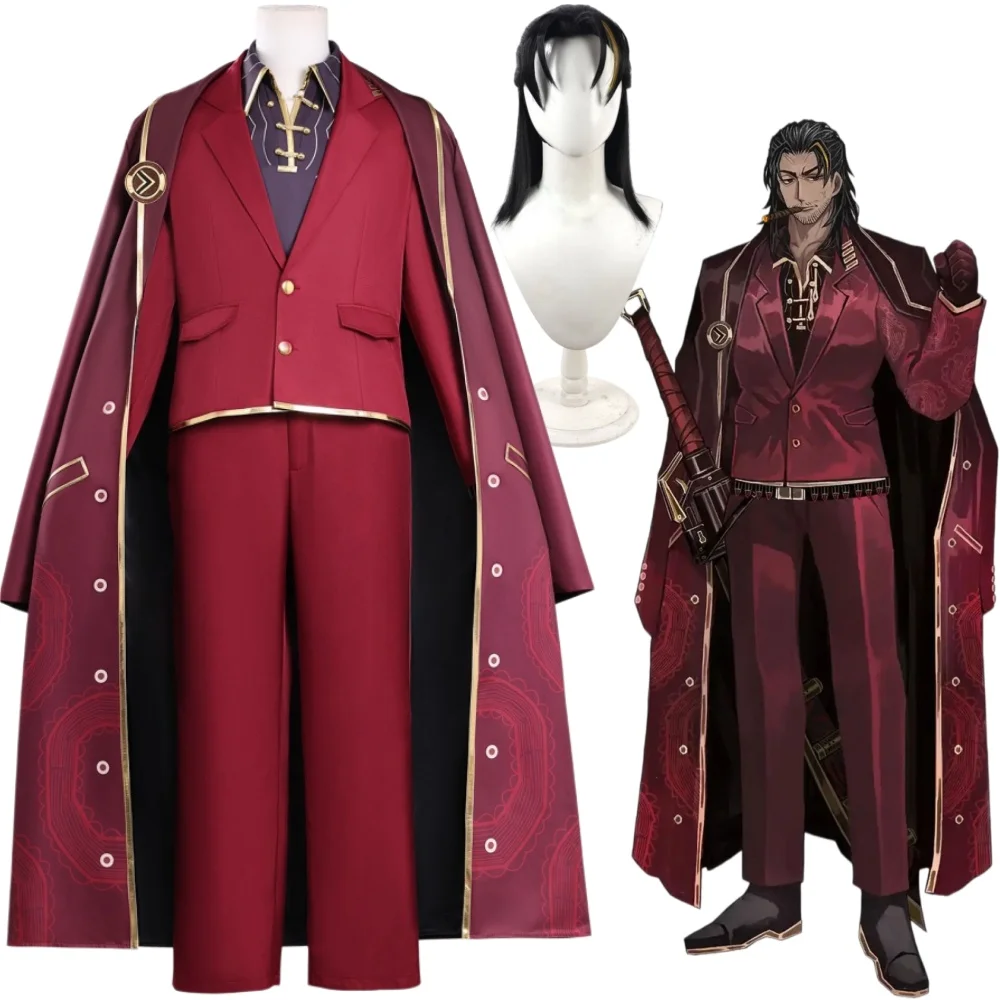 Game Limbus Company Lei Heng Cosplay Costume Lei Heng Costume Wig Outfits Halloween Party