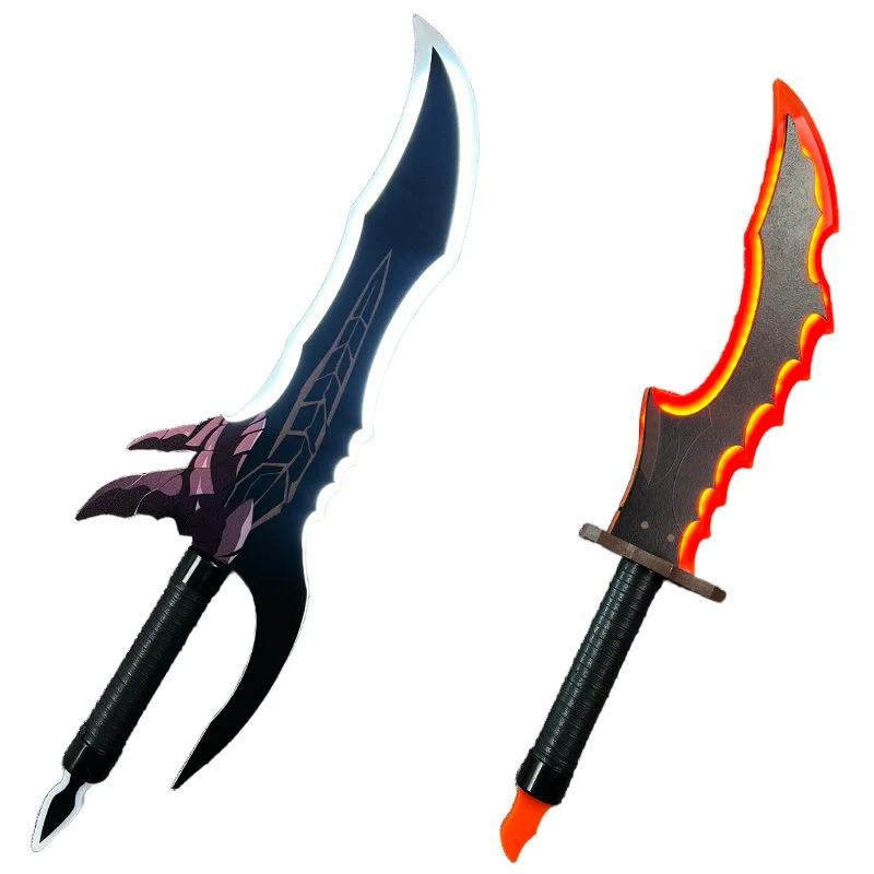 Solo Leveling 58cm/22.83in Luminous Toy Wooden Sword Anime Peripherals Model Props Collectible Cosplay Display Boy Birthday Gift