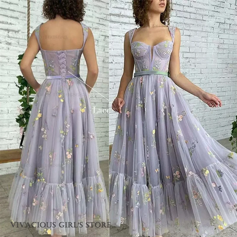 

Вечернее платье из сетки с вышивкой, сексуальное женское платье на тонких бретелях, нарядное платье для вечеринок, изысканное китайское платье с вышивкой