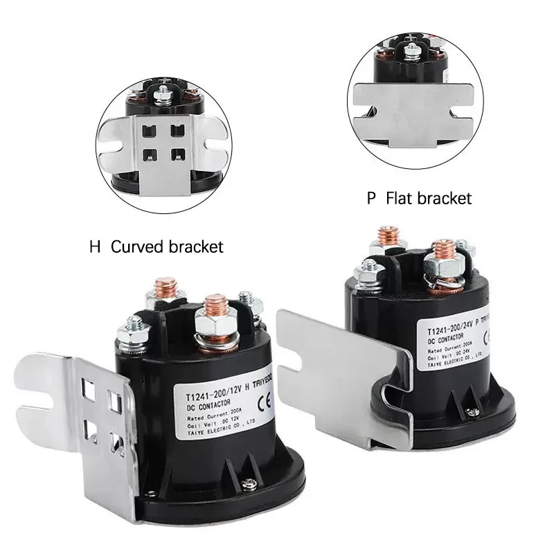 T1241 200 DC Contactor 12V 24V 48V For HP Electric Forklift Lifting Oil Pump Power Distribution Equipment