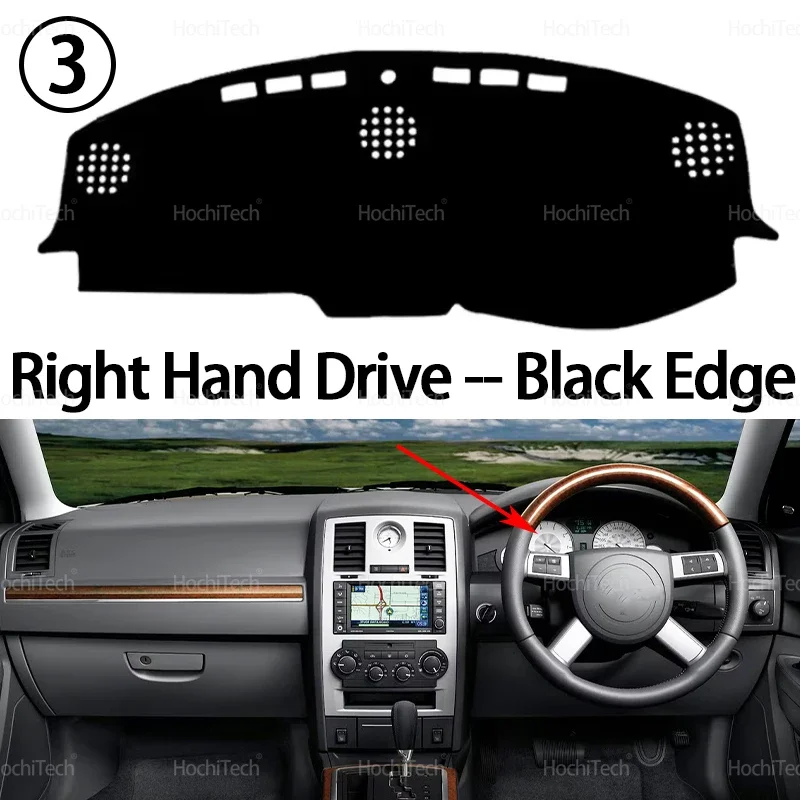 Für Chrysler 300C 2004-2010 LHD RHD Dashboard Abdeckung Pad Auto Liner Anti-UV Matte Sonnenschirm Dashmat Teppich Dash – Detail 11