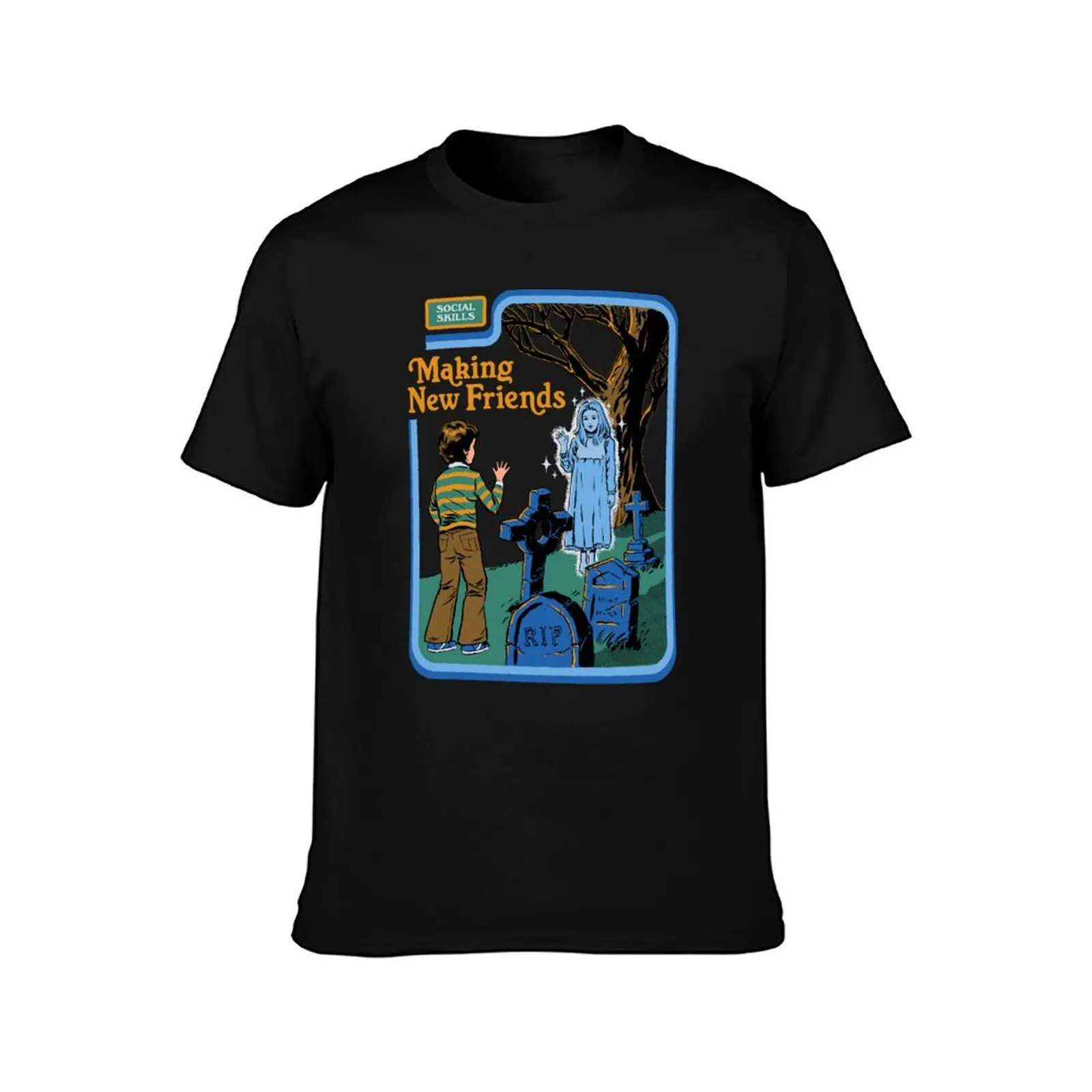 Making New Friends T-Shirt Plus Size Basic Cotton T-Shirt