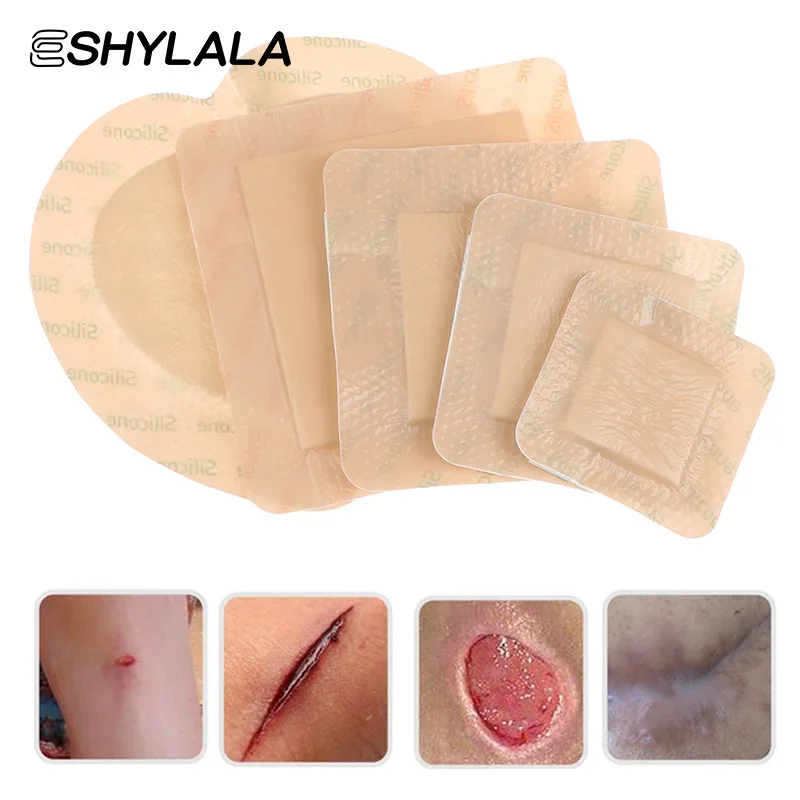 

5Sizes Hydrocolloid Adhesive Dressing Wound Dressing Sterile Bedsore Healing Pad Patch Wound Care