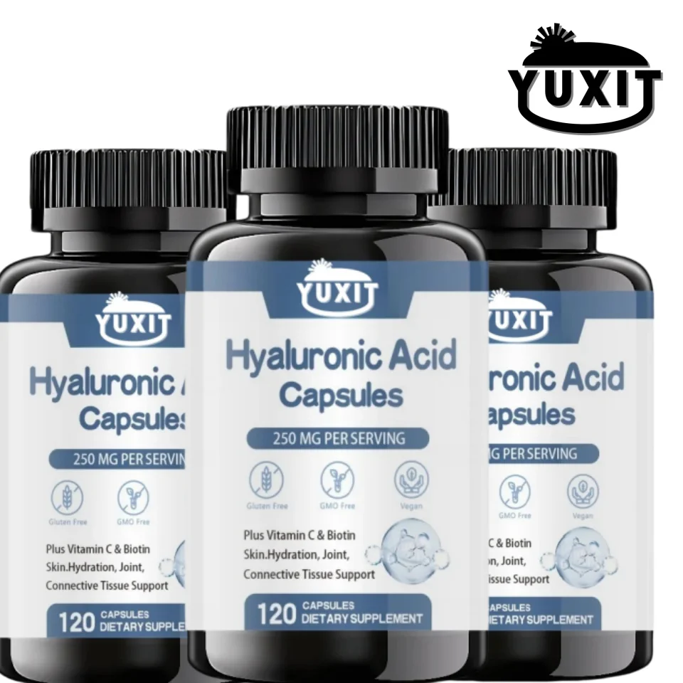 Hyaluronic Acid Capsules with Biotin & Vitamin C Improve Rough Skin Care, Joint Lubrication