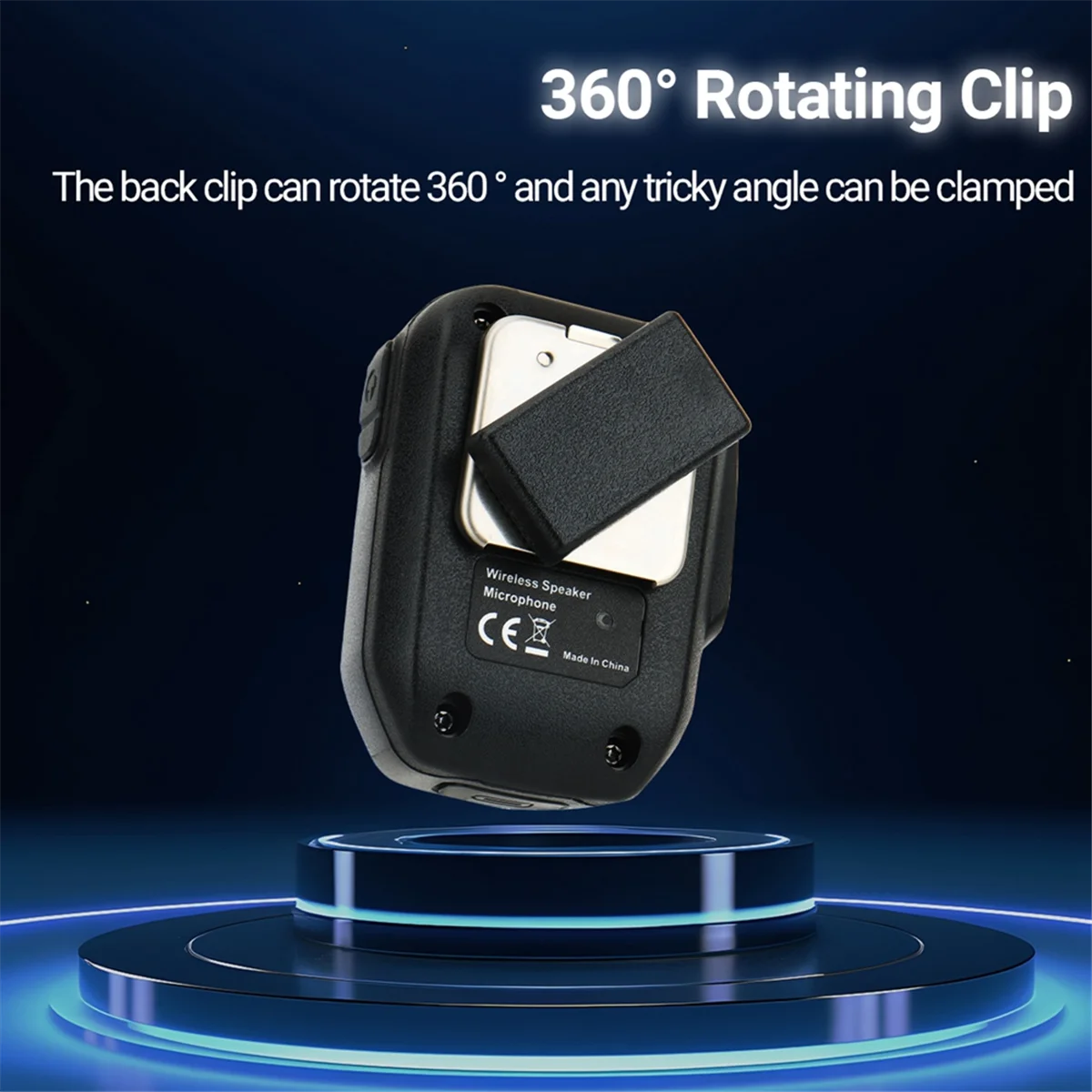 Micrófono inalámbrico Bluetooth altavoz de mano micrófono tipo C para Baofeng UV-5R 5RH Quansheng UV-K5 K6 accesorios de Radioaficionado