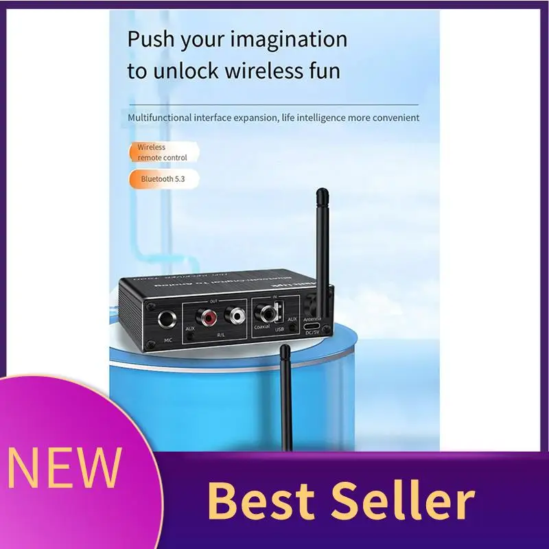 

M07K-Новый комплект адаптеров для аудиоприемника Bluetooth 5,3-плеер U-диск, микрофонный усилитель, преобразователь аудиодинамика с дистанционным управлением