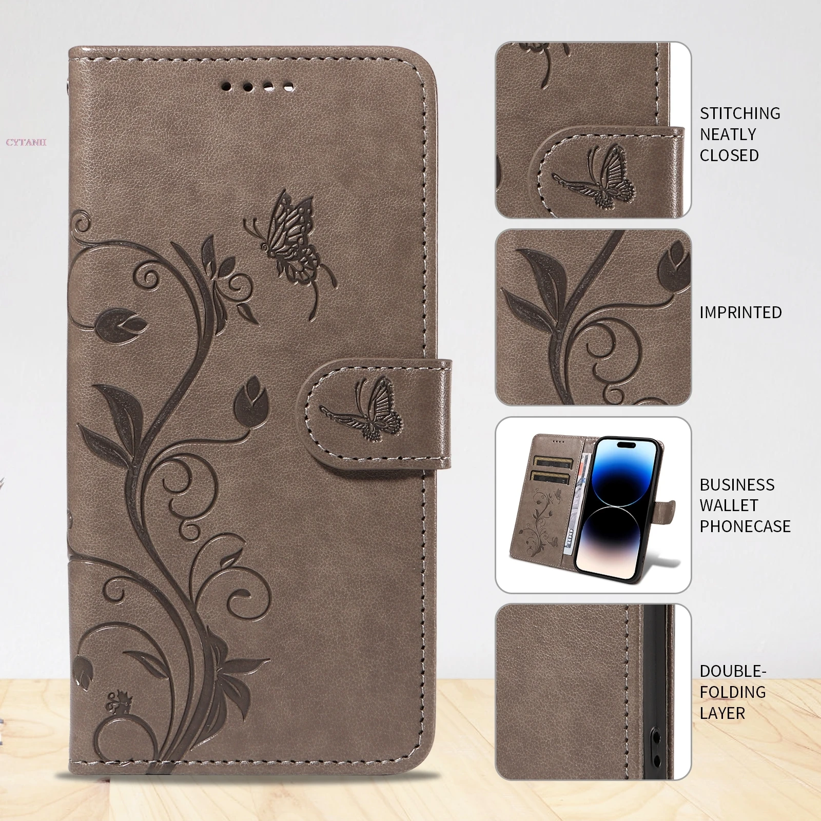 Fashion Simple Solid Color Case For Motorola Moto E20 30 40 E32 E32S E22 E22I G14 G54 G84 G73 Lady Woman Leather Wallet Fundas