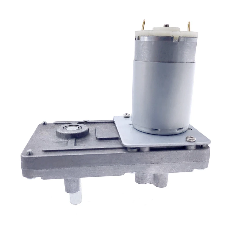 Silnik z przekładnią ślimakową Reduktor 12 V 20-157 obr./min Silnik elektryczny DC o wysokim momencie obrotowym Przekładnia metalowa Wsteczna samoblokada do urządzeń automatyki