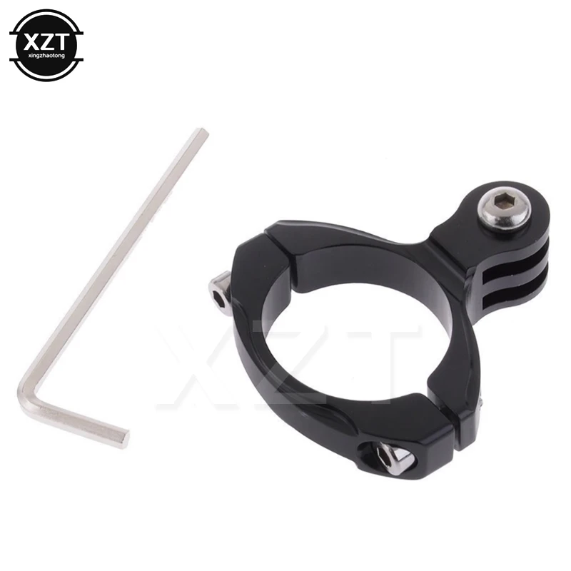 Bicycle Riding Clip Fixed Bracket Bike Handlebar Mount Holder Adapter Clamp Base Tripod O Type 31.8mm For GoPro Sport Camera