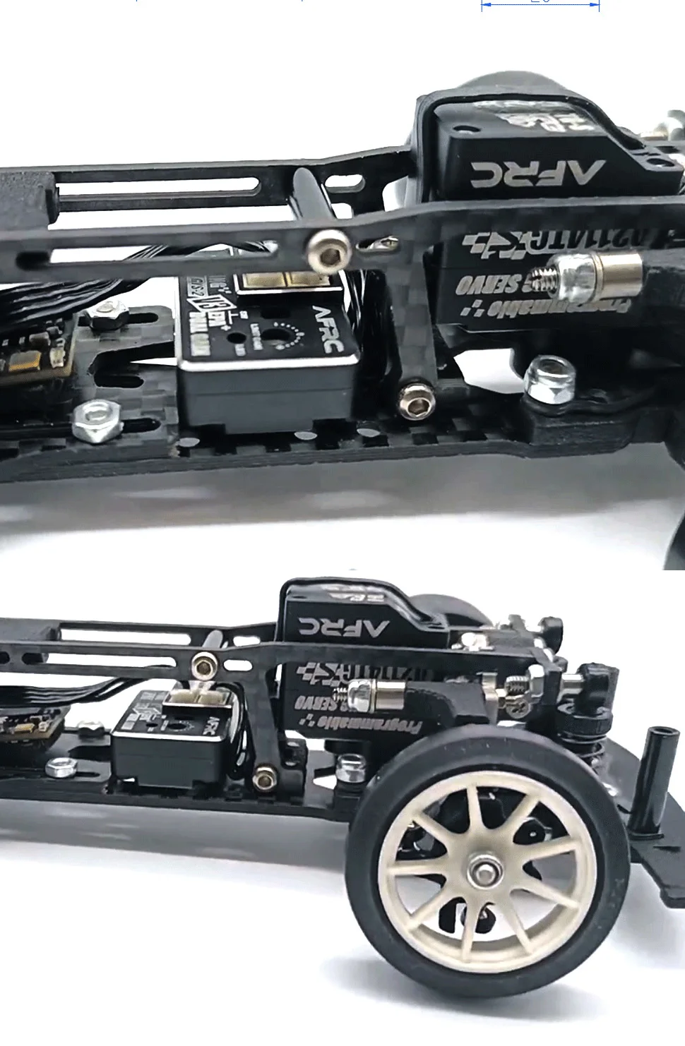 AFRC Professionelle RC Drift Kit Programmierbare Micro Servo Coreless Motor Metallgehäuse GYS-2 V3 Gyro Für GL BM XRX MINI RC Autos Teile – Detail 6