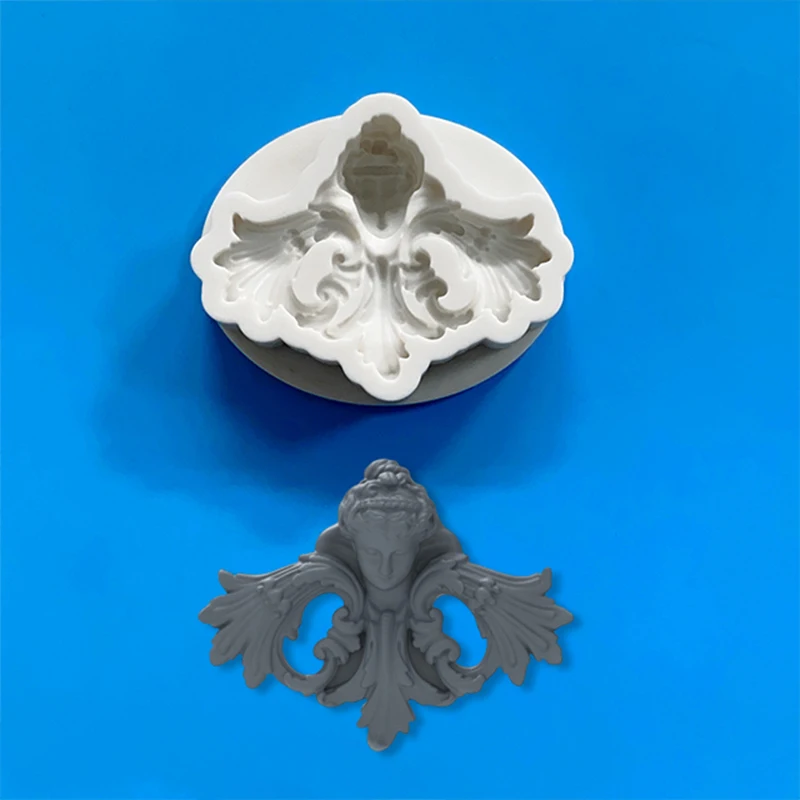 Cross-border Europe and the United States statue four-piece silicone mold figure statue lion statue silicone mold.