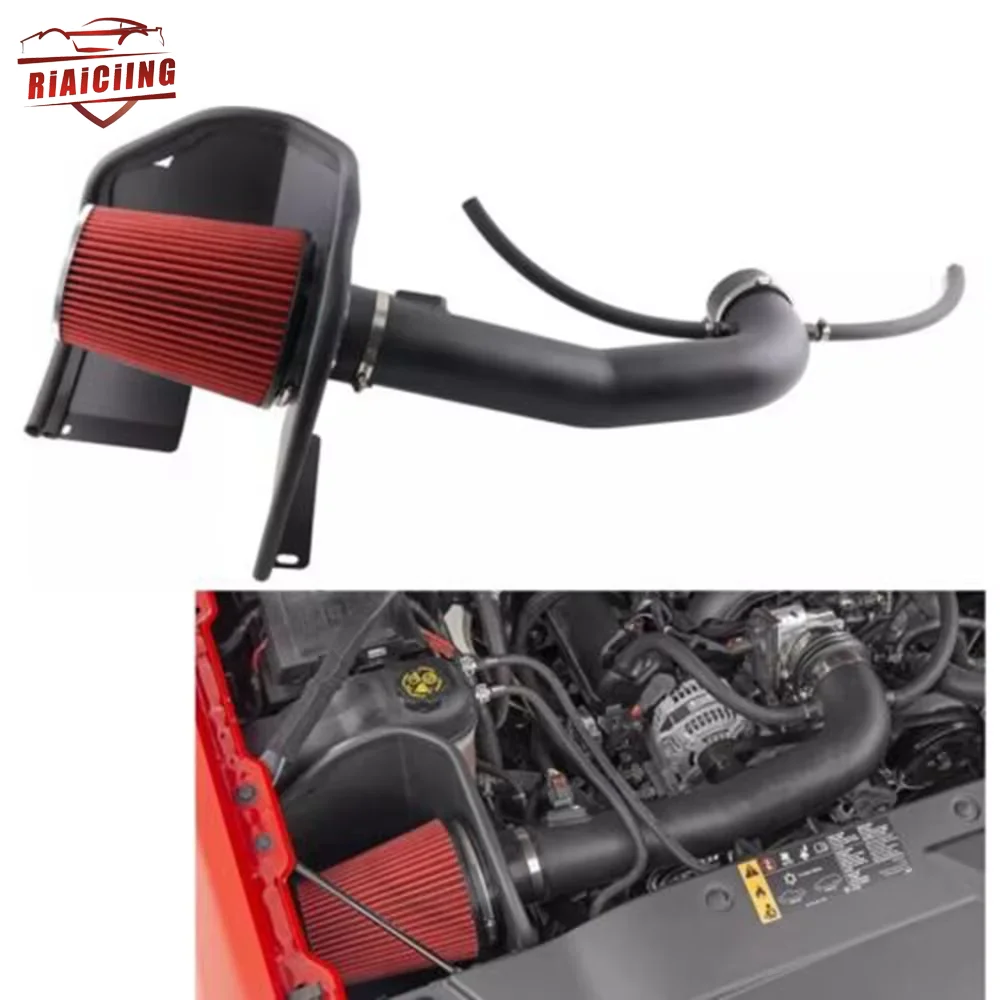 

Aluminum Cold Air Intake System w/ Filter Shield for 14-18 Chevy GMC 1500 5.3L 6.2L Auto Parts Engine Accessories