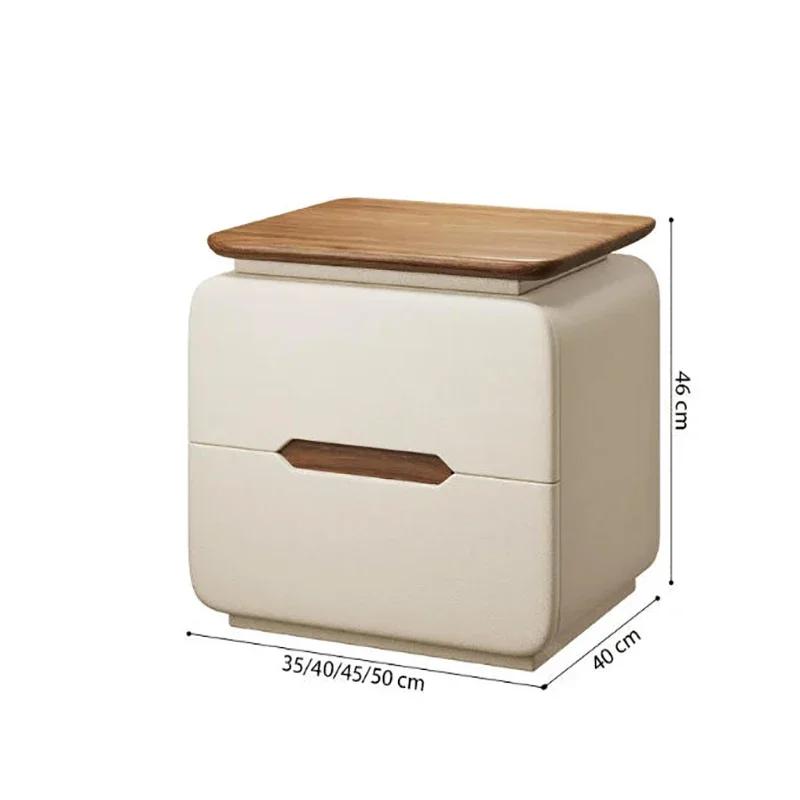 Modern Vintage Nightstand Nordic Luxury Storage Aesthetic Trendy Display Nightstand Mesita De Noche Bedroom Furniture