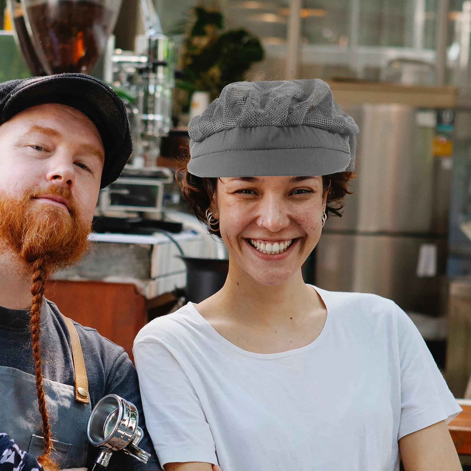 قبعة الطاهي القطنية خفيفة الوزن ومسامية وناعمة للطهي، قبعة خدمة تقديم الطعام في المطبخ للطهاة المحترفين