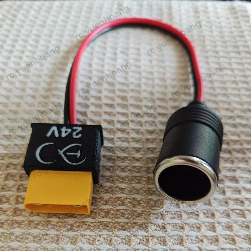 1PCS For DJI Outdoor Power Station SDC Output Cable DC 24V 10A SDC to XT60/Cigarette Lighter Female Adapter Wire for Power 1000