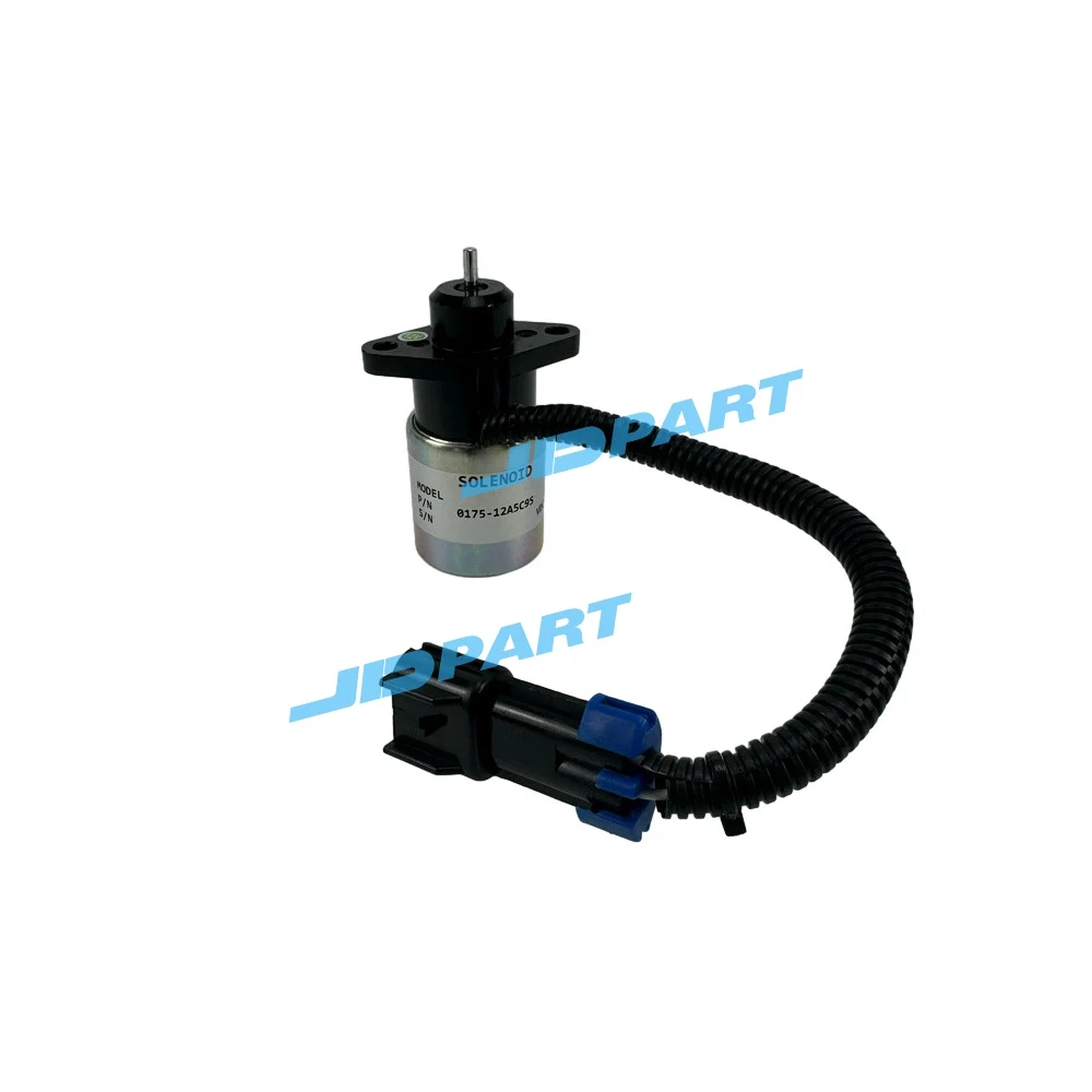 12V Solenoid Valve 0175-12A5C9S SA-4863 For Kubota Engine Parts