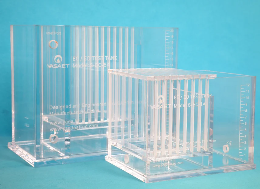 Células de eletrólise de eletrooxidação, eletrocoagulação ce, equipamento de teste de laboratório, teste piloto, máquina de tratamento de água, teste yasa et