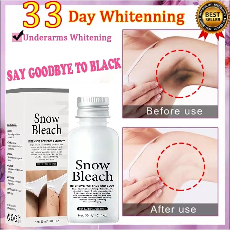 

Body Whitening Cream Brighten Skin Underarm Knee Buttocks Private Parts Bleach Inner Thighs Intimate Area Remove Melanin Care