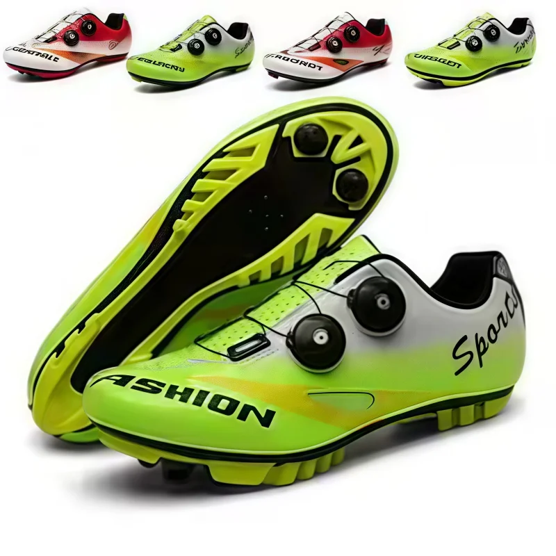 

Unisex Professional Cycling Shoes Men Racing Speed Women Bicycle Shoe Cycling Sneaker Cleat Road Bike Shoe SPD Mountain